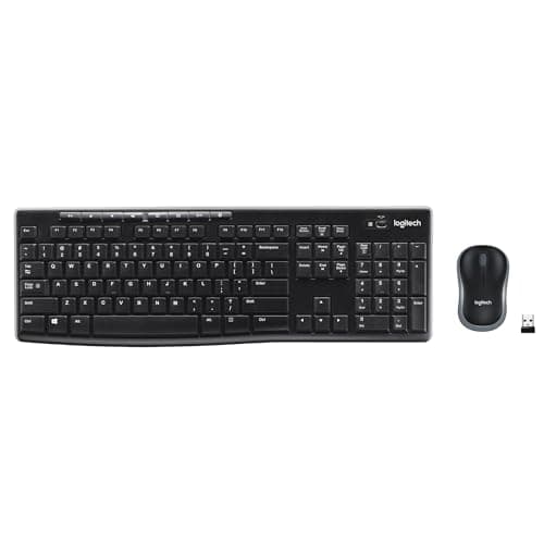 Logitech MK270 Wireless Keyboard and Mouse Combo - Keyboard and Mouse Included, 2.4GHz Dropout-Free Connection, Long Battery Life (Frustration-Free Packaging) main image