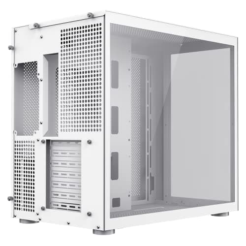GameMax Infinity ATX Mid Tower White with Tempered Glass Side Panel and USB 3.2 Gen 1 Type-C USB 3.2 Gen 1 Type-A image