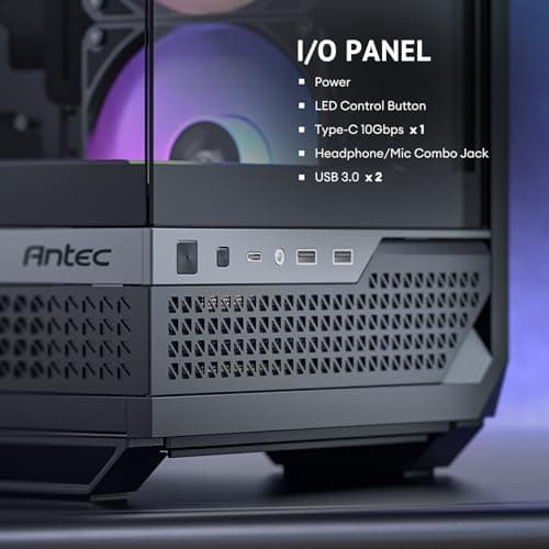 Antec C7 ARGB ATX Mid Tower Black Tempered Glass image