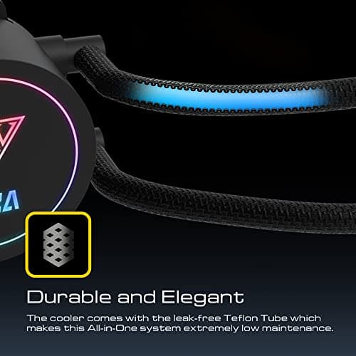 GAMDIAS AURA GL360 Water 360mm 66.7 CFM Black image