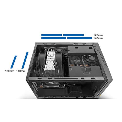 Silverstone SUGO 14 Mini-ITX Desktop Black / Yellow with USB 3.2 Gen 1 Type-A and USB 2.0 Type-A image