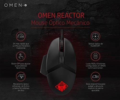 HP OMEN Reactor Wired Optical Gaming Mouse image