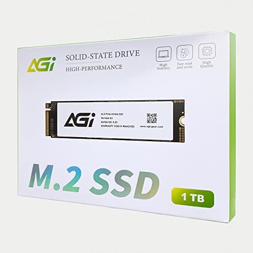 AGI AI298 1TB M.2-2280 SSD PCIe 3.0 X4 NVMe image