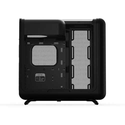 HYTE X50 ATX Mid Tower Black with Tempered Glass Side Panel and USB 3.2 Gen 2x2 Type-C, USB 3.2 Gen 1 Type-A image