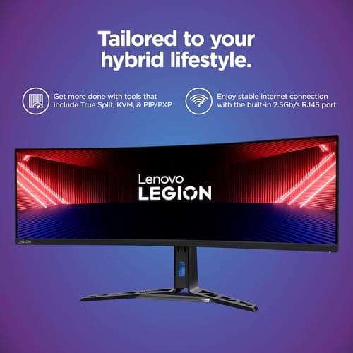 Lenovo Legion R45w-30 44.5" 5120x1440 170Hz VA Curved Monitor image