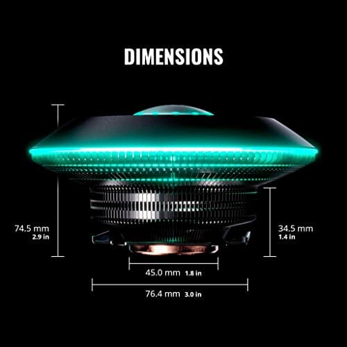 Cooler Master MasterAir G100M Air RGB Black / Multicolor image