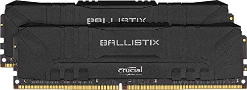 Crucial Ballistix 3600 MHz DDR4 DRAM Desktop Gaming Memory Kit 64GB (32GBx2) White image
