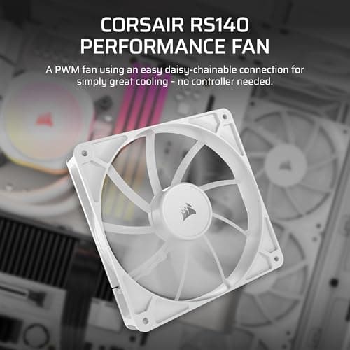Corsair RS140 140mm White PWM 95.5 CFM image