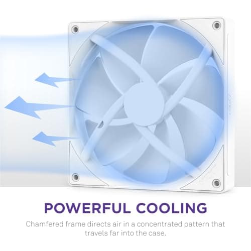 NZXT F120P (2024) 120mm White PWM  image