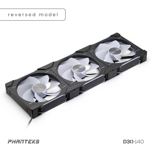Phanteks PH-F140D30R 140mm Black PWM Addressable RGB 3-Pack image