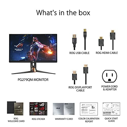 Asus ROG Swift PG279QM 27" 1440p 240Hz IPS Monitor image
