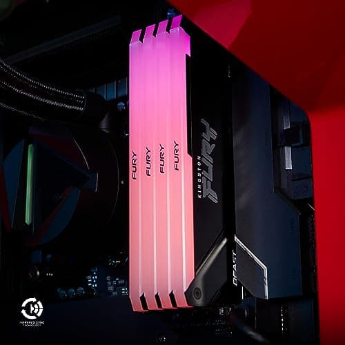 Kingston FURY Beast RGB Black DDR4-3600 CL17 16GB (2x8GB) image