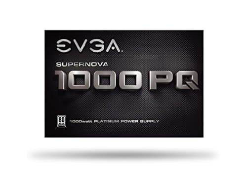 EVGA SuperNOVA 1000 PQ, 80+ PLATINUM 1000W, Modular, EVGA ECO Mode, 10 Year Warranty, Power Supply 210-PQ-1000-X1 image