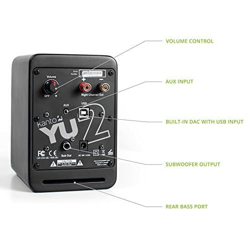 Kanto YU2MB 2.0 Channel 50 W Speaker System image