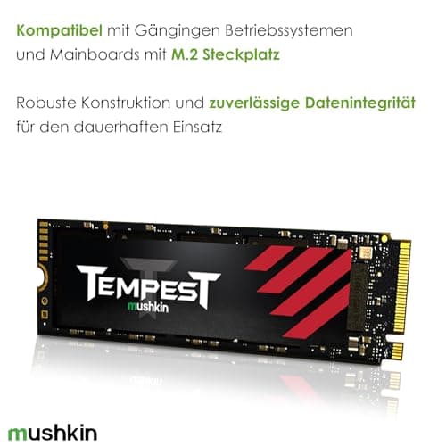 Mushkin Tempest 256GB M.2-2280 SSD PCIe 3.0 X4 NVMe image