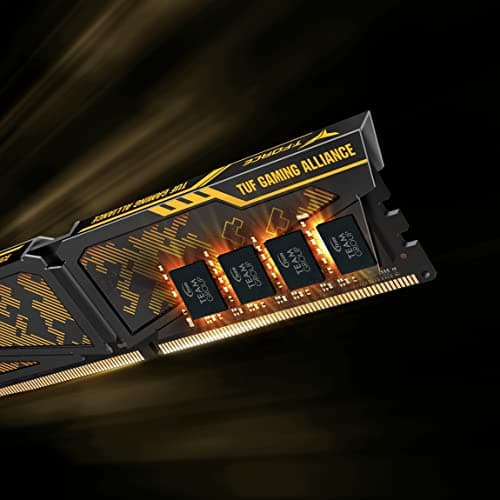 TEAMGROUP T-Force Vulcan TUF Gaming Alliance Gold / Black DDR4-3200 CL16 16GB (2x8GB) image