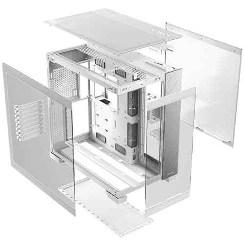 Antec C8 ATX Full Tower White / Silver with Tempered Glass Side Panel and USB 3.2 Gen 2 Type-C, USB 3.2 Gen 1 Type-A image