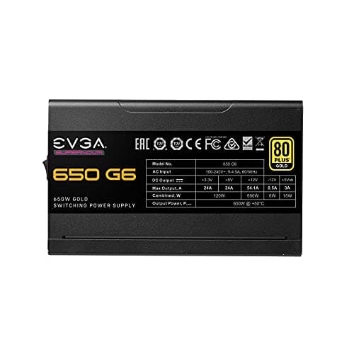 EVGA SuperNOVA 650 G6 650W 80+ Gold Fully Modular image