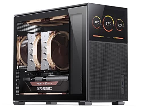 Jonsbo D31 MESH MicroATX Mini Tower Black Tempered Glass Side Panel image