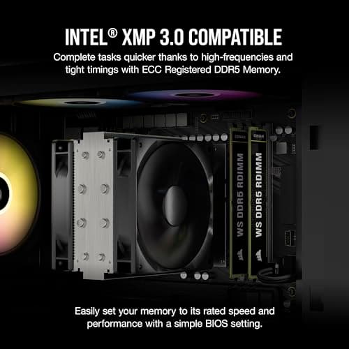 Corsair WS Registered Black / Green DDR5-5600 CL40 128GB (4x32GB) image