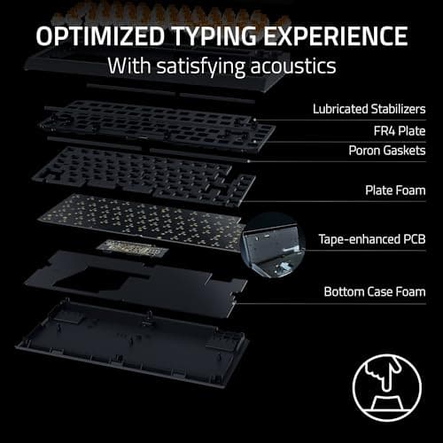 Razer BlackWidow V4 75% RGB Wired Mechanical Gaming Keyboard image