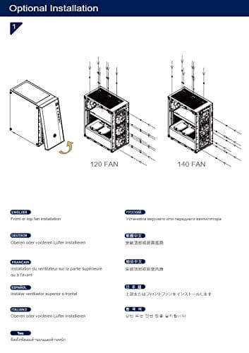 Silverstone FARA R1 ATX Mid Tower White / Black Tempered Glass Side Panel, USB 3.2 Gen 1 Type-A, USB 2.0 Type-A image