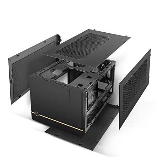 Silverstone SUGO 14 Mini-ITX Desktop Black / Yellow with USB 3.2 Gen 1 Type-A and USB 2.0 Type-A image