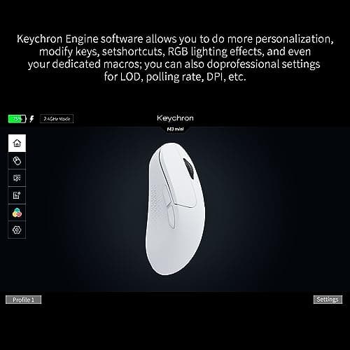 Keychron M3 Mini Wired/Wireless/Bluetooth Optical Mouse image