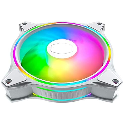 Cooler Master MasterFan MF Halo 120mm White Addressable RGB PWM 47.2 CFM image