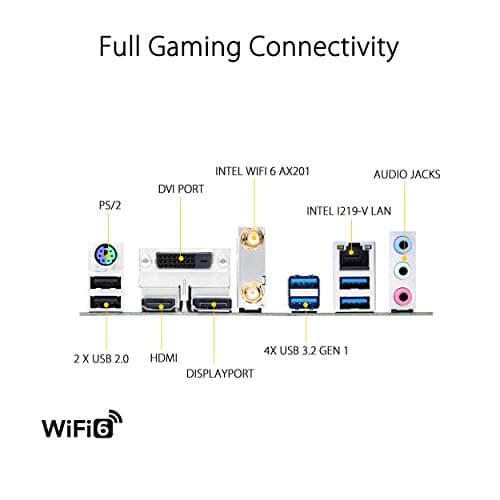 ASUS TUF GAMING B460M-PLUS Wi-Fi LGA 1200 Micro-ATX Motherboard image