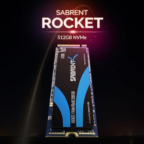 Sabrent Rocket 512GB M.2 SSD PCIe 3.0 NVMe image