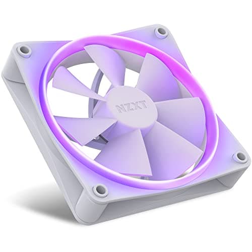 NZXT F120 120mm White Addressable RGB PWM 50.18 CFM 1-Pack image