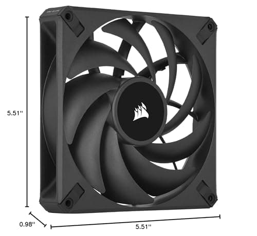 Corsair AF140 ELITE 140mm White / Gray PWM 84.5 CFM 1-Pack image