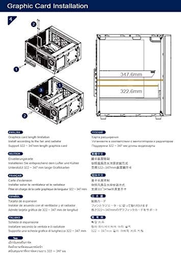 Silverstone FARA R1 ATX Mid Tower White / Black Tempered Glass Side Panel, USB 3.2 Gen 1 Type-A, USB 2.0 Type-A image