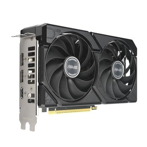 Asus DUAL Radeon RX 9060 XT 8GB GDDR6 Black image