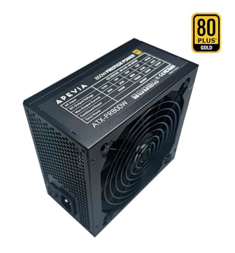 Apevia Prestige Black 800W Non-Modular 80+ Gold Certified ATX image
