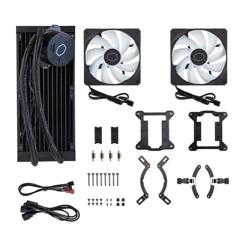 Cooler Master MasterLiquid Core Water 240mm ARGB Black image