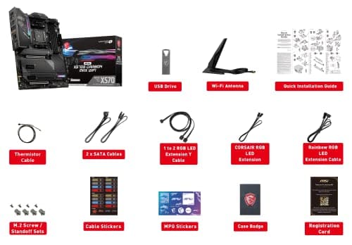 MSI X570S MPG CARBON MAX WIFI AM4 DDR4 ATX image