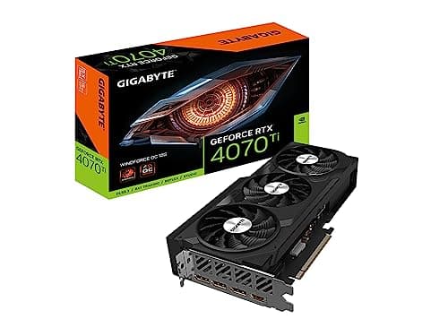 Gigabyte WINDFORCE OC GeForce RTX 4070 Ti 12GB GDDR6X Black / Silver image