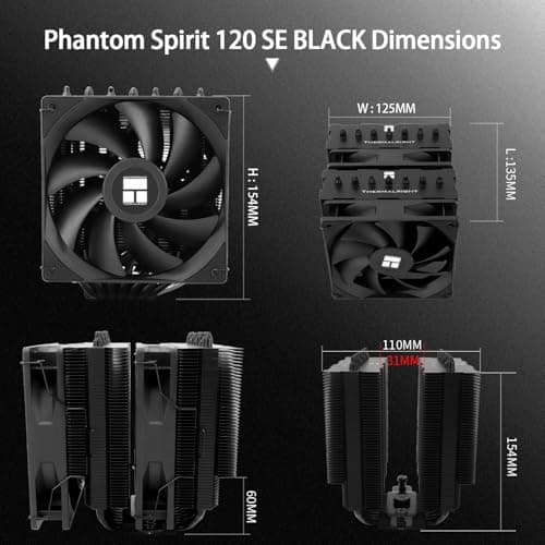 Thermalright Phantom Spirit SE Air 154mm Black image