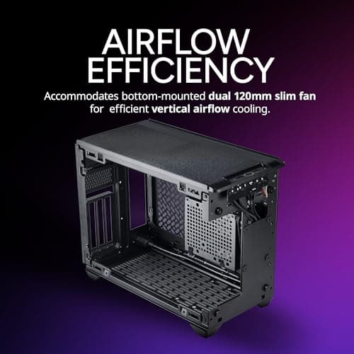 Cooler Master NR200P V3 Mini-ITX Desktop Black with Acrylic Side Panel and USB 3.2 Gen 2x2 Type-C, USB 3.2 Gen 1 Type-A image