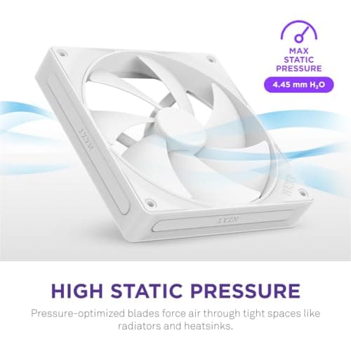 NZXT F120P (2024) 120mm White PWM  image
