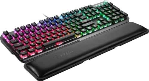 MSI VIGOR GK71 Sonic Blue RGB Wired Gaming Keyboard image