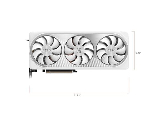 Gigabyte AERO OC GeForce RTX 4070 Ti SUPER 16GB GDDR6X White / Silver image