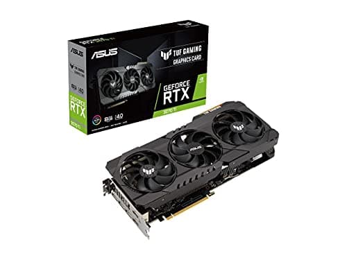 Asus TUF GAMING GeForce RTX 3070 Ti 8GB GDDR6X Black / Silver main image