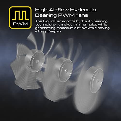 GAMDIAS AURA GL360 Water 360mm 66.7 CFM Black image