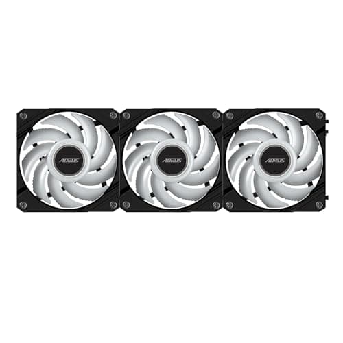 Gigabyte AORUS EZ CHAIN FAN 120mm Black RGB PWM 3-Pack image