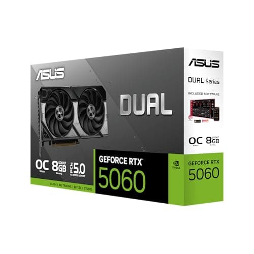 Asus DUAL OC GeForce RTX 5060 8GB GDDR7 Black image