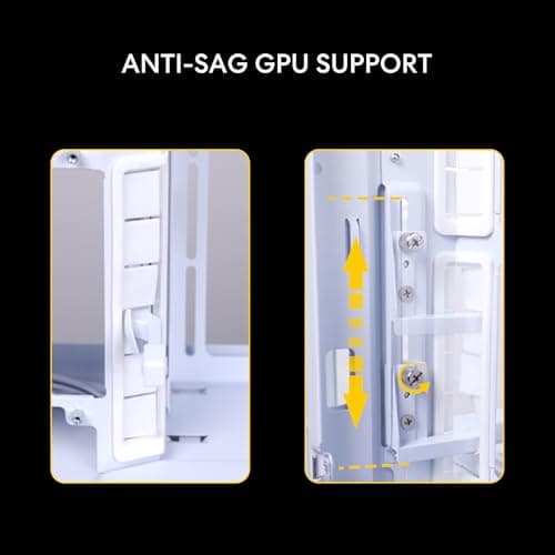 Lian Li O11 VISION COMPACT ATX Mid Tower Black with Tempered Glass Side Panel, USB 3.2 Gen 2 Type-C, and USB 3.2 Gen 1 Type-A image