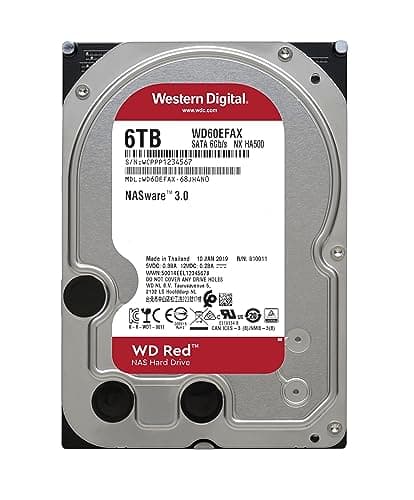 Western Digital Red 6TB 3.5" HDD 5400RPM SATA Internal image